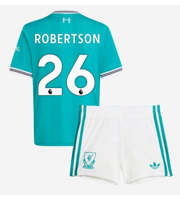 Liverpool Andrew Robertson #26 Tredjetrøje Børn 2025-26 Kortærmet (+ Korte bukser)